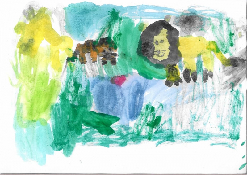 اکتای وحیدی آذر - Oktay Vahidi Azar- جنگل -Forest - نقاشی -Paintings